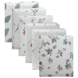 Green leaf (back)  Mulberry leaf (front)  Rose leaf (behind mulberry)