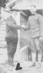 Two of my great-great uncles congratulating each other!